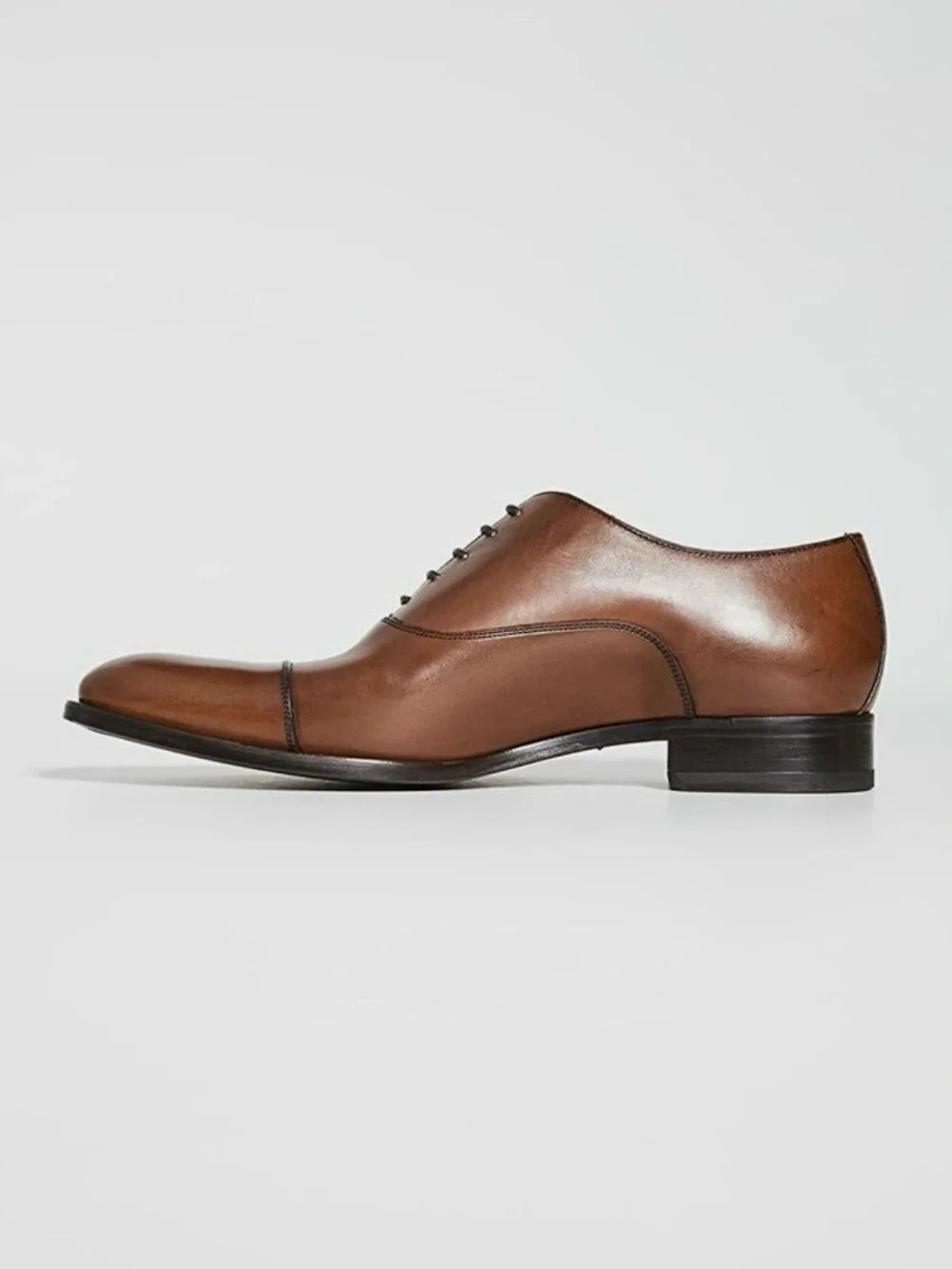 To Boot New York Men's Brandon II Cap Toe Oxford Shoes in Cuoio Luc. Ant Sz 11.5